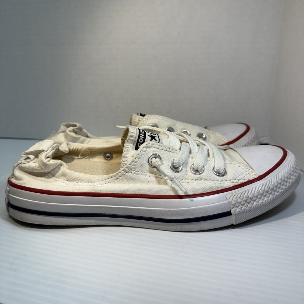 Converse Chuck Taylor All Star Shoreline White Low Top Canvas Women's Size 7
